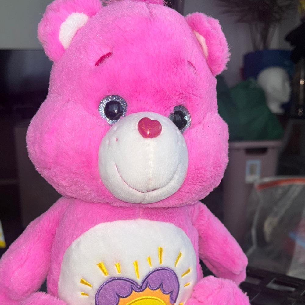 Pink Plush Bear Toy